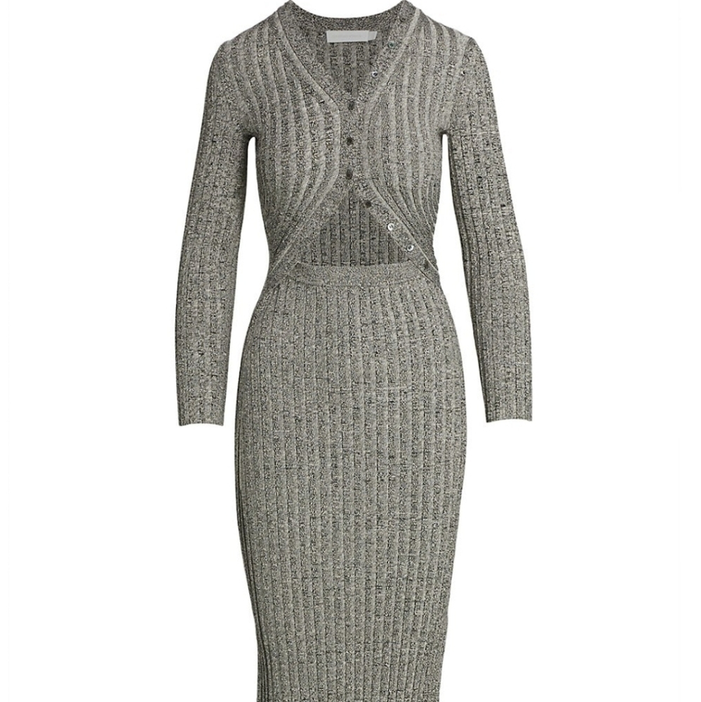 Cutout knit midi🌫